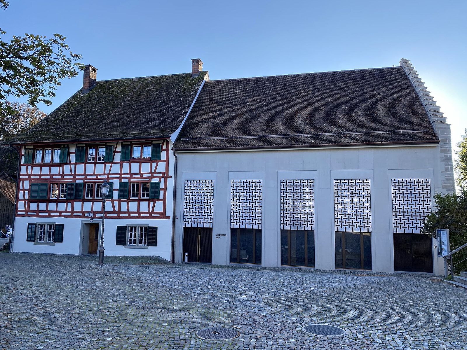 Riegelhaus und Landenberghaus im Städtli Greifensee.